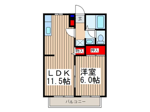 シャルムの物件間取画像